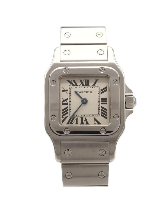 Cartier Santos Galbe SM SS Quartz Watch main image 6